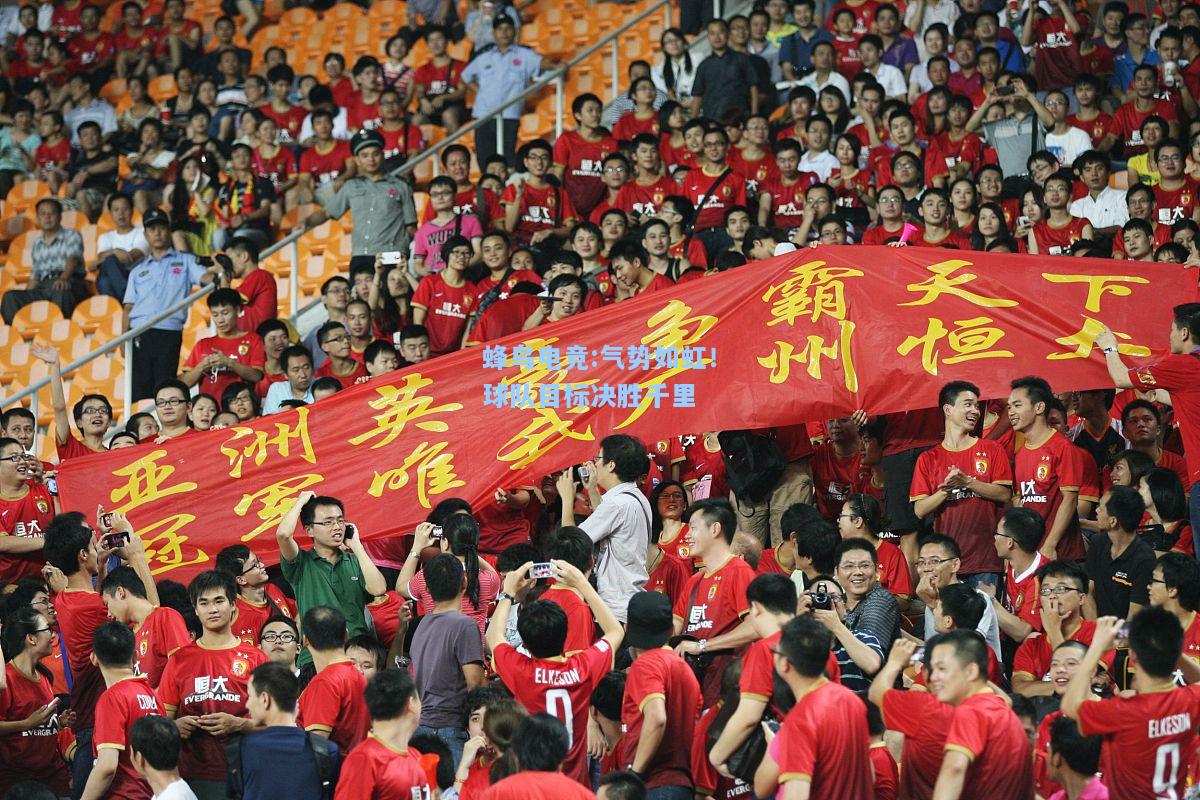 蜂鸟电竞:气势如虹！球队目标决胜千里